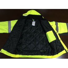 Winter Reflective Jacket, with Liner PP Cotton